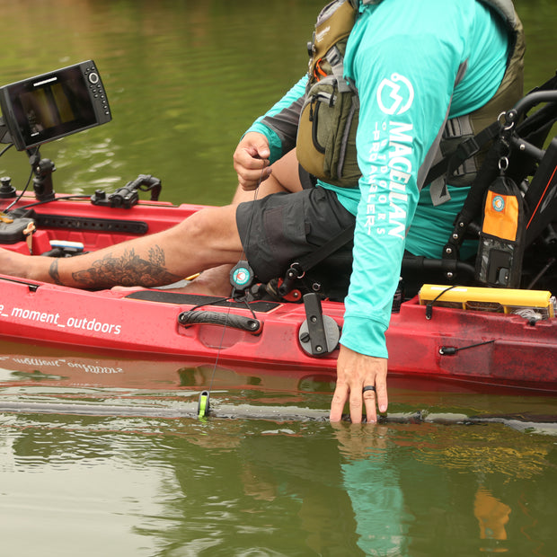 120cm Kayak Canoe Paddle Leash Clip Safety Fishing Rod Tether